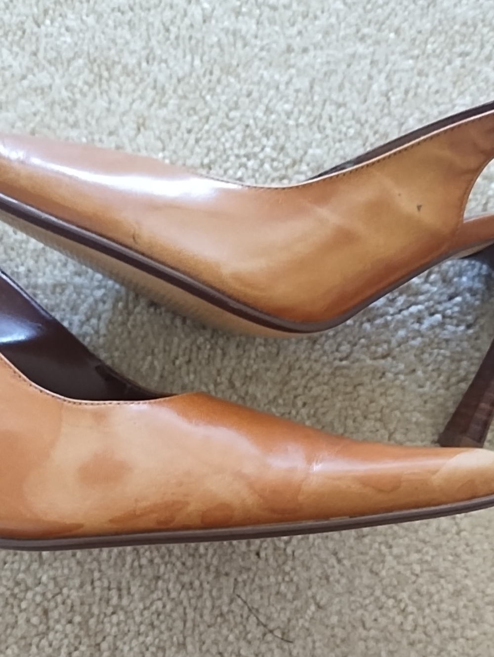 Rust sling back heel - Picture 5 of 5